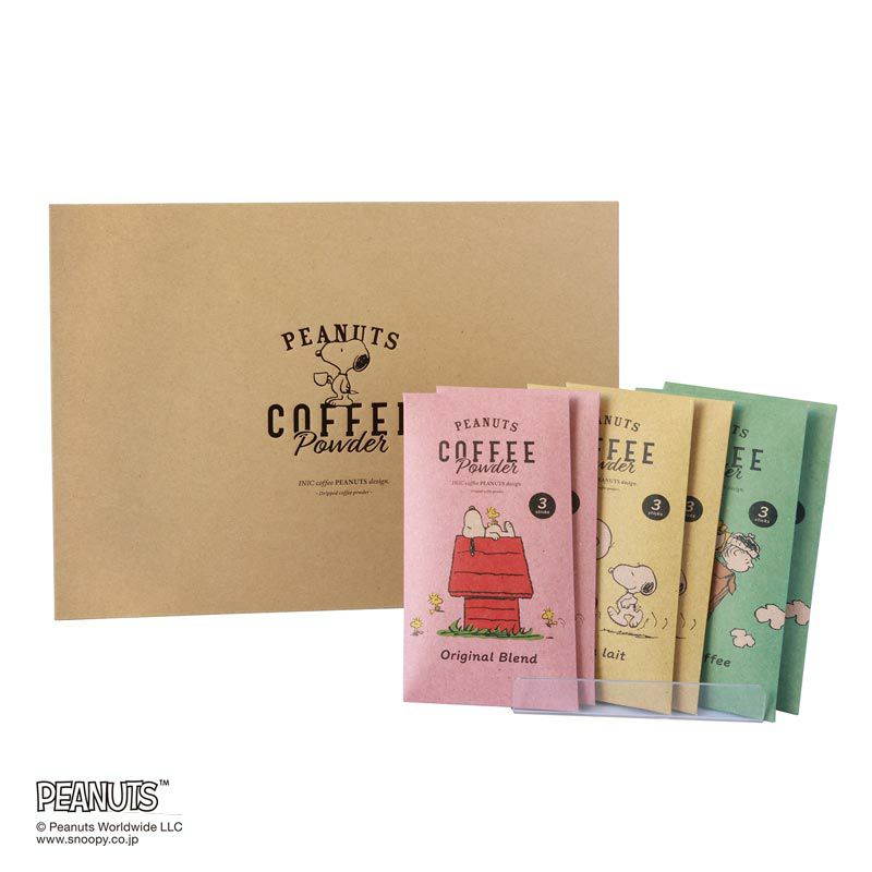スヌーピー コーヒースヌーピー コーヒー 3tasteアソートセット