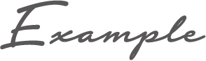 Example