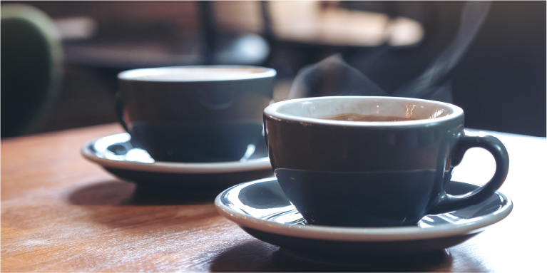 定期便でコーヒーを淹れたイメージ写真