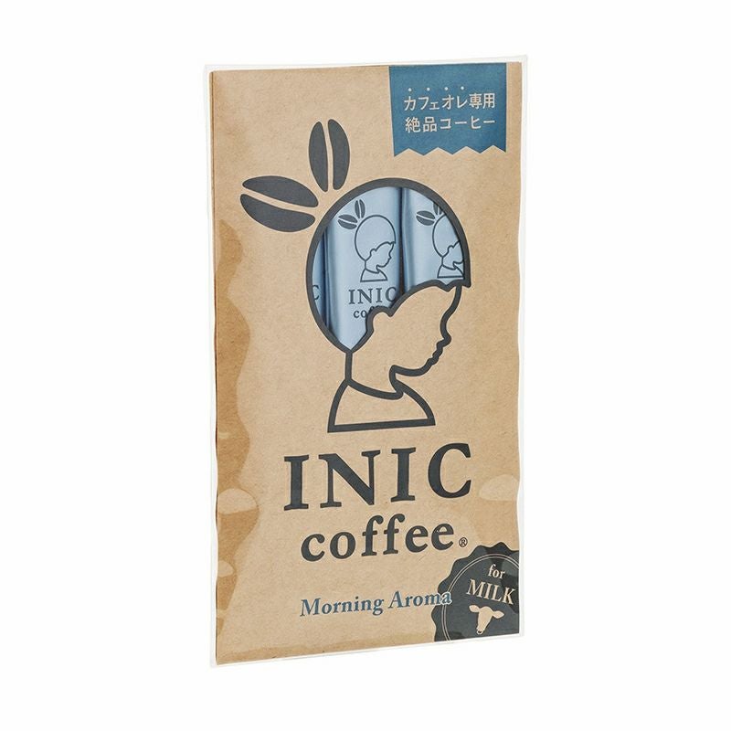 INIC coffee apple✩teaです。 INIC coffee モーニングアロマ カフェオレ スティックコーヒー 3本入り