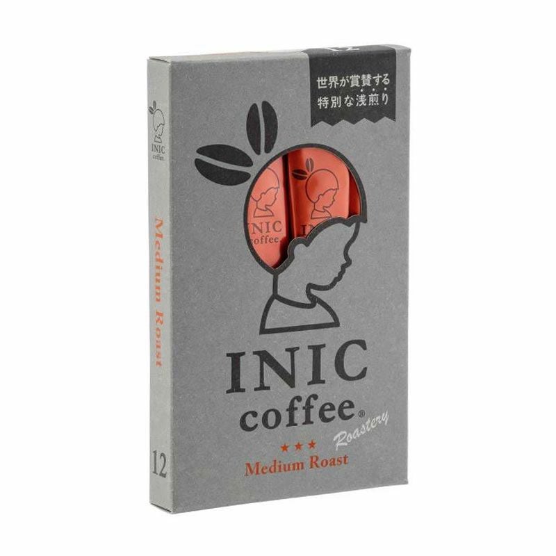 INIC coffee ロースタリー Medium Roast 浅煎りスティックコーヒー 12