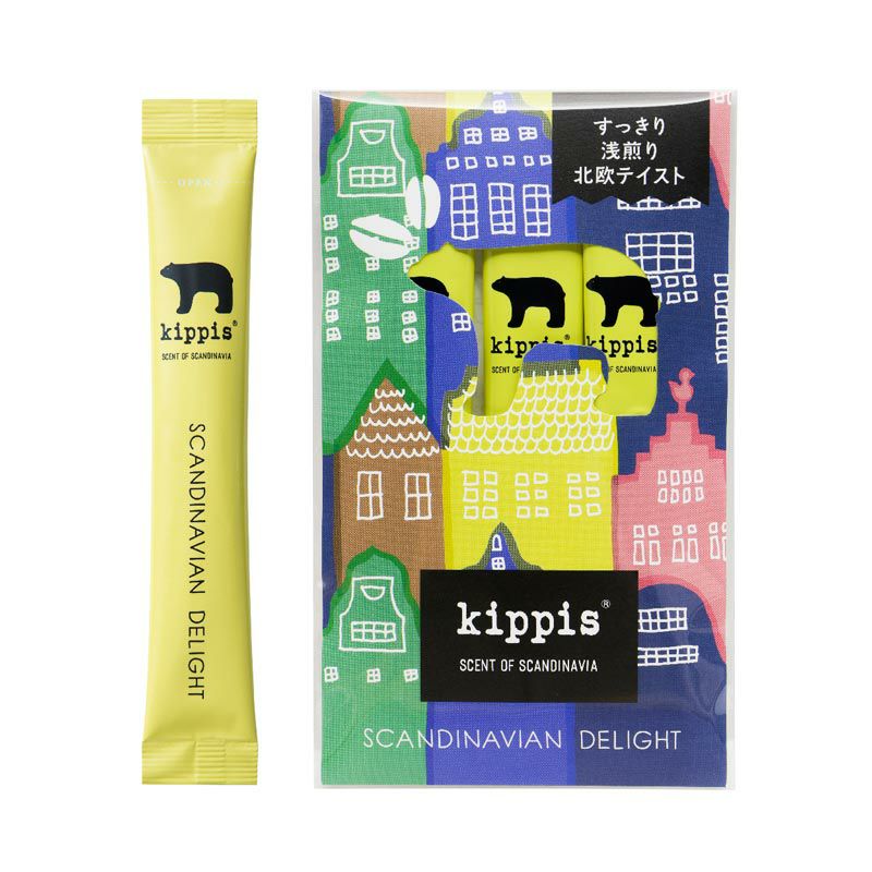 kippis 】 SCANDINAVIAN DELIGHT（浅煎り） （3P）〔北欧コーヒー〕