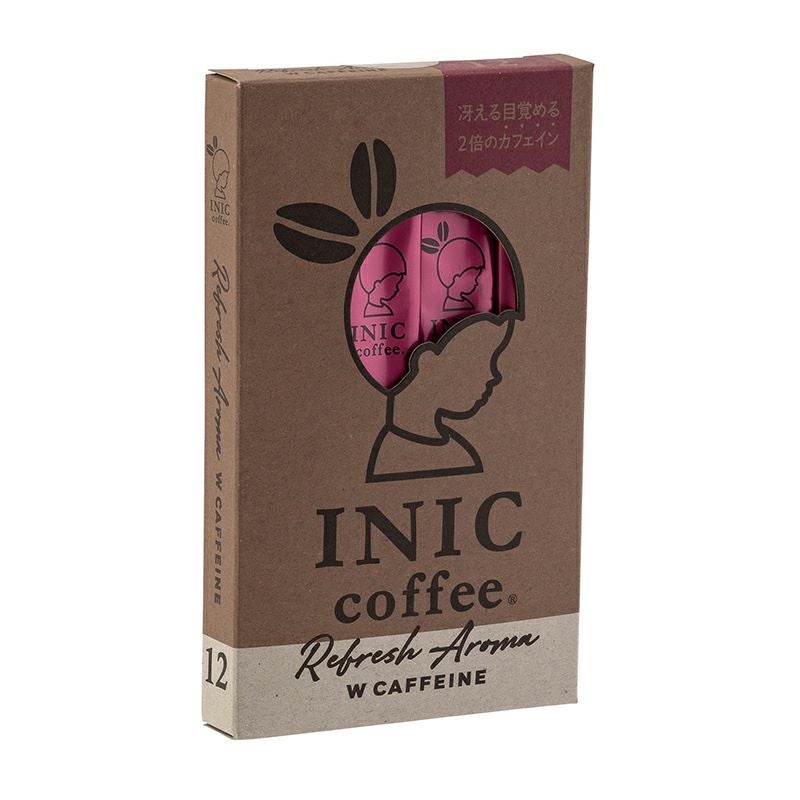 INIC coffee リフレッシュアロマ Wカフェイン スティックコーヒー 3本入り
