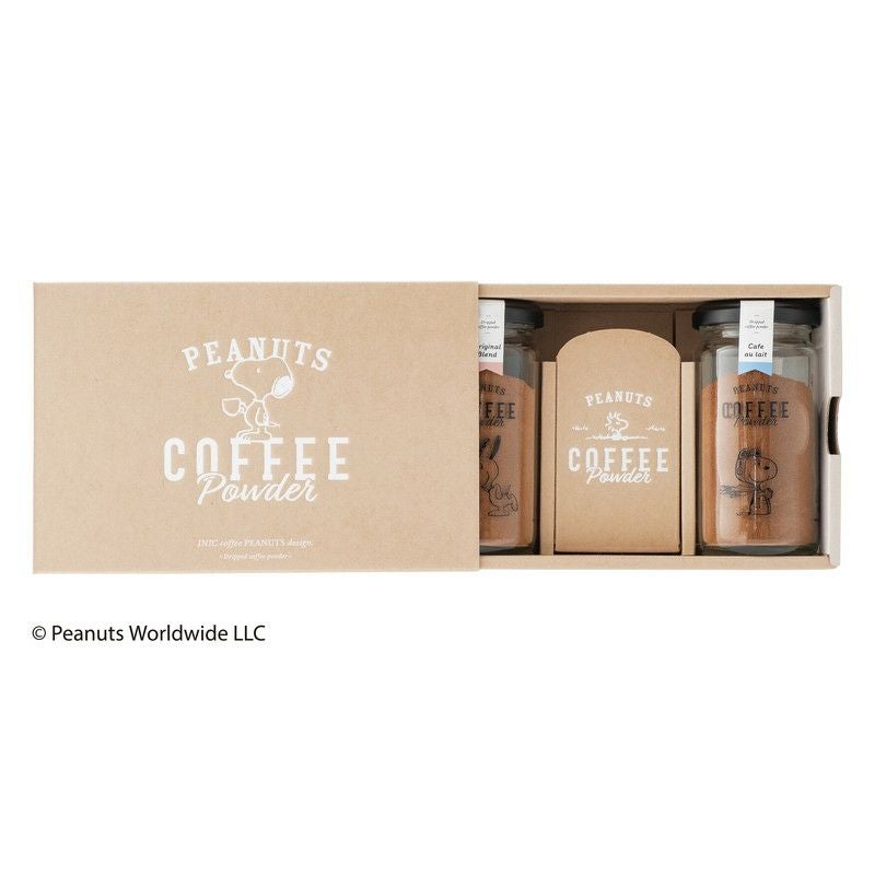 コーヒー2箱 スヌーピー コーヒー2 Bottle Gift Boxオリジナルブレンド×キャラメル