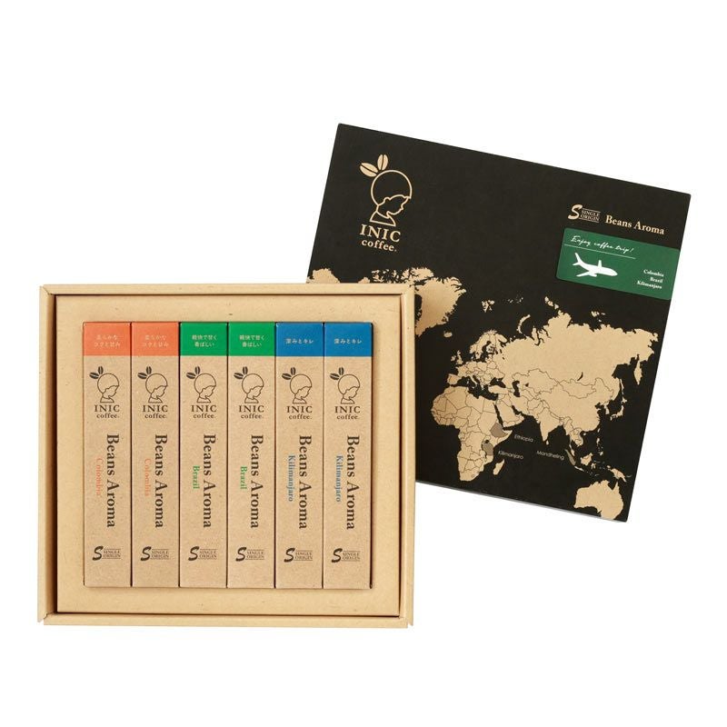 INIC coffee ムイちゃんです！ INIC coffee Beans Aroma スペシャルボックスNo.1〔コーヒーギフト〕