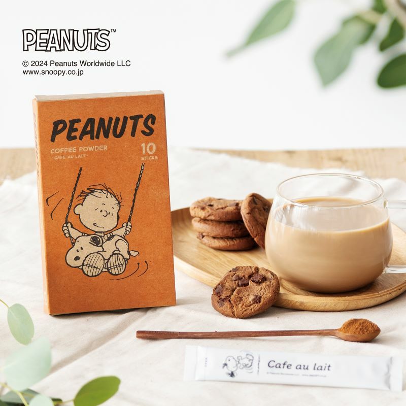 スヌーピー コーヒースティック 10本入 ／ カフェオレ専用〔PEANUTS
