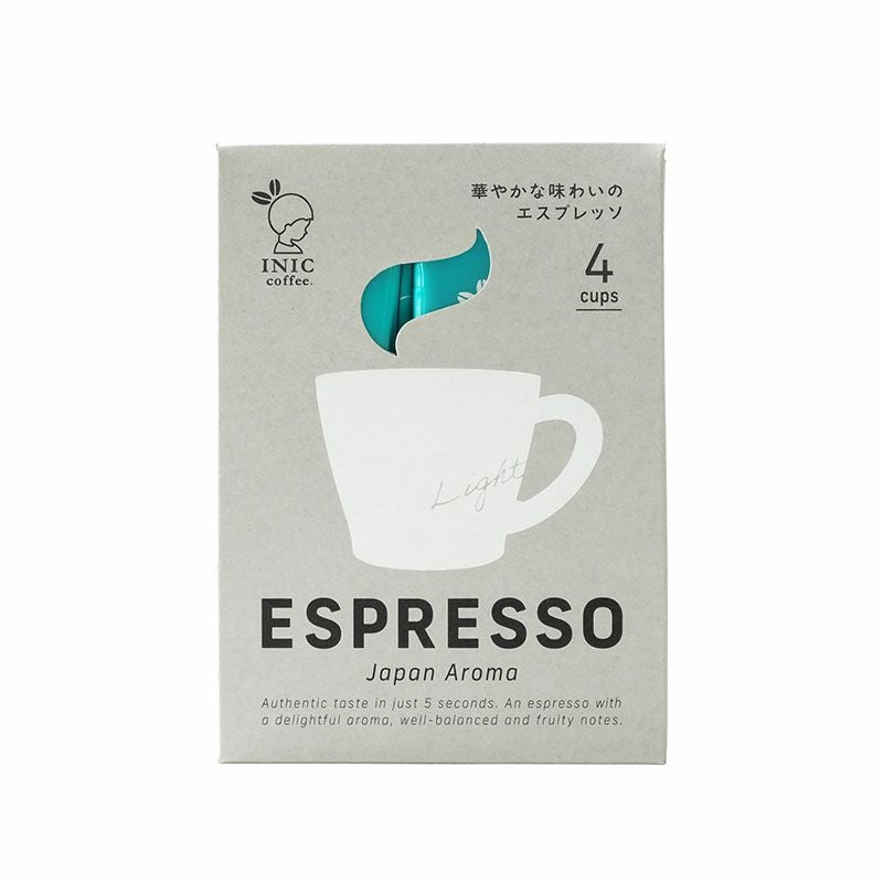 INIC coffee エスプレッソ ジャパンアロマのパッケージ正面