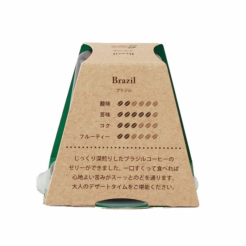 Beans Aromaコーヒーゼリー ブラジルの味わいマップ